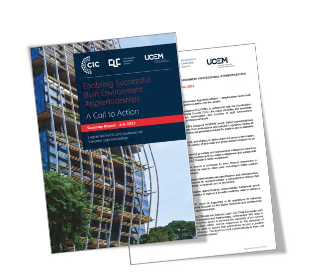 Enabling Successful Built Environment Apprenticeships A Call to Action